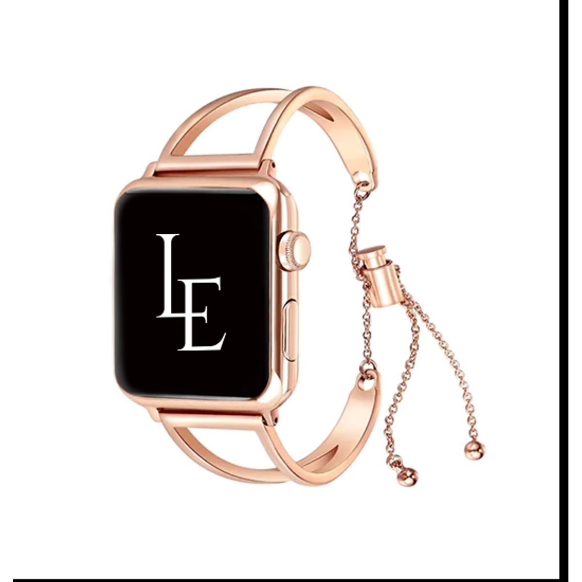 Apple Watch (42/44/SE/45/46/49mm) - L'Empiri&trade; Dame Stål Rem - Roseguld