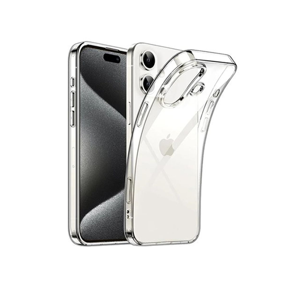 iPhone 16 Plus - DeLX&trade; Ultra Silikone Cover - Gennemsigtig