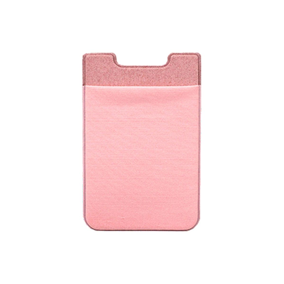 LUX&trade; - NYLON Pung Kreditkort Holder Stick On - Rose/Lyserød