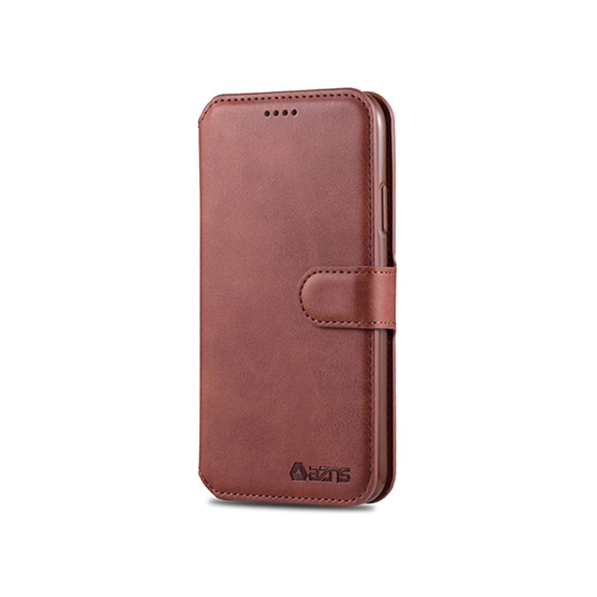 iPhone 11 Pro Max - AZNS&trade; Diary Læder Etui / Taske M. Pung - Brun