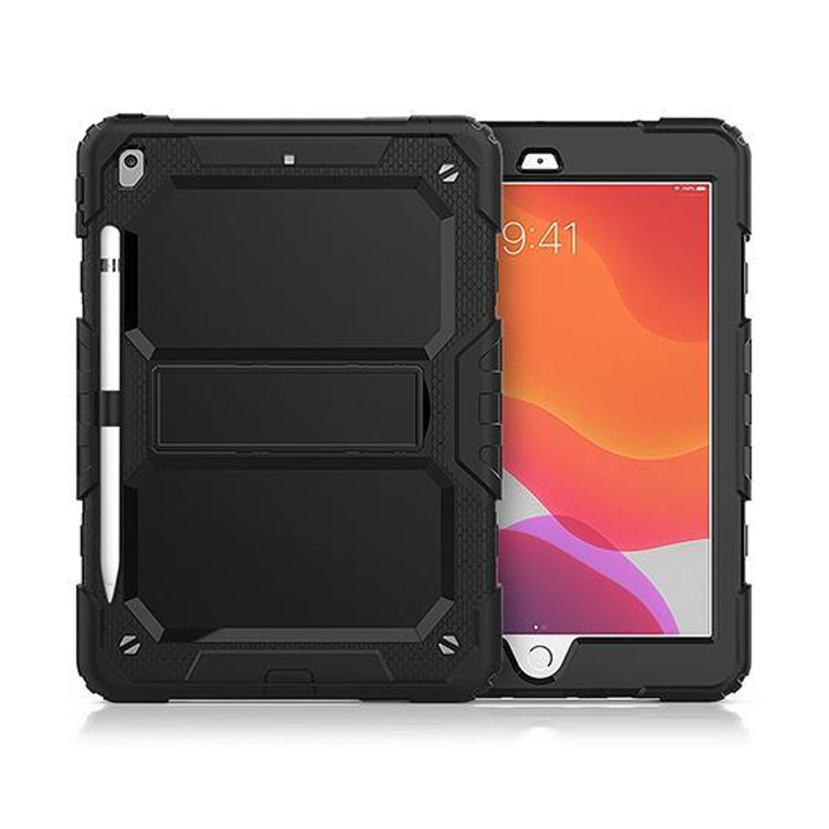 iPad 5 - 9.7" - ToughCase&trade; 360° Håndværker Cover - Sort