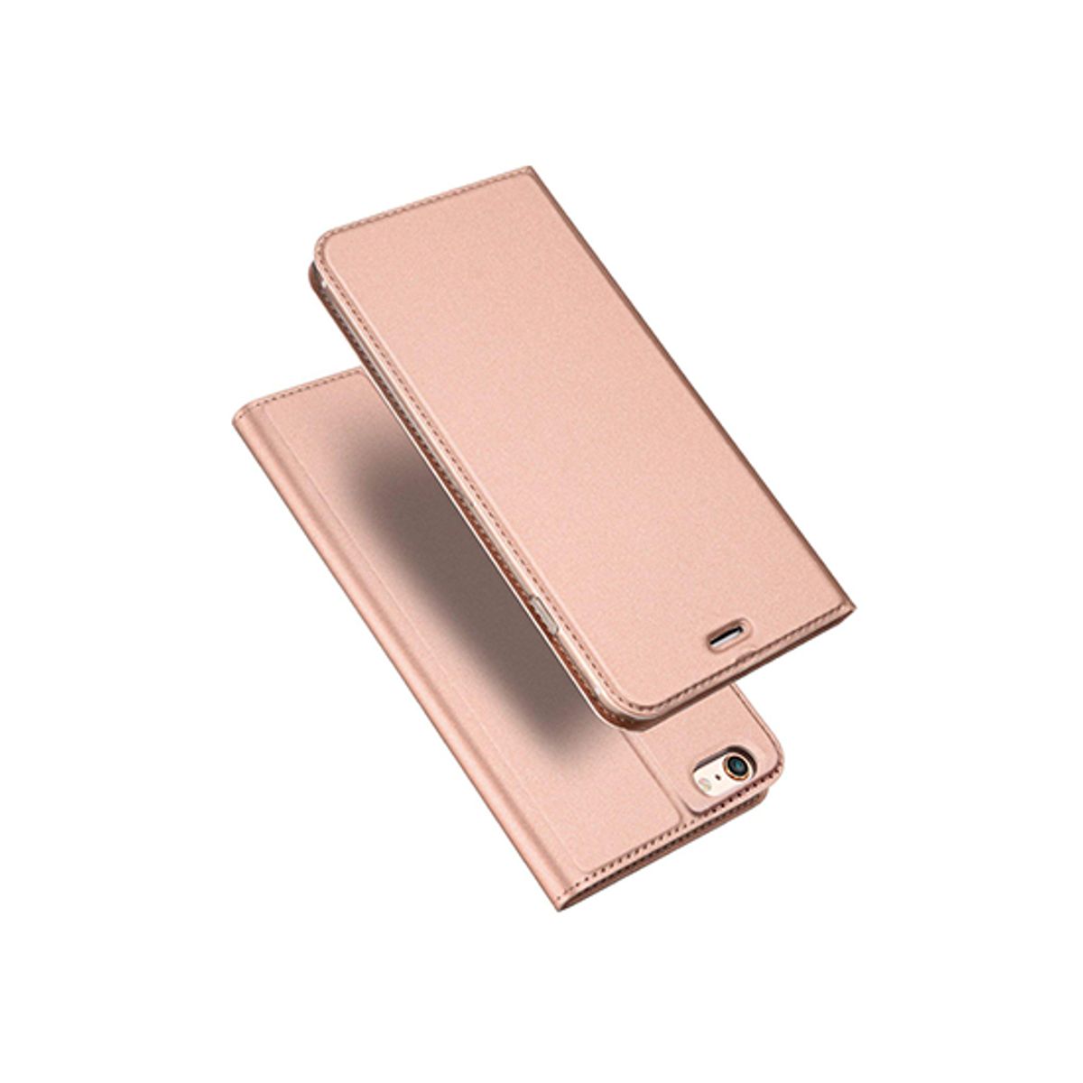 iPhone 6/6s - DUX DUCIS&trade; Vanquish Flipcover Etui - RoseGuld