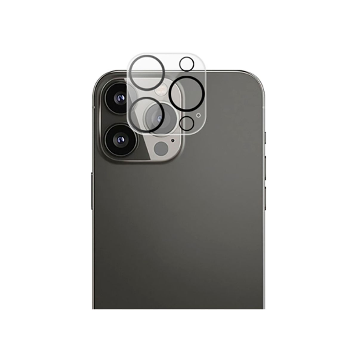 iPhone 13 Pro - MOCOLO&trade; Bagside Kamera Linse Beskyttelsesglas - Sort