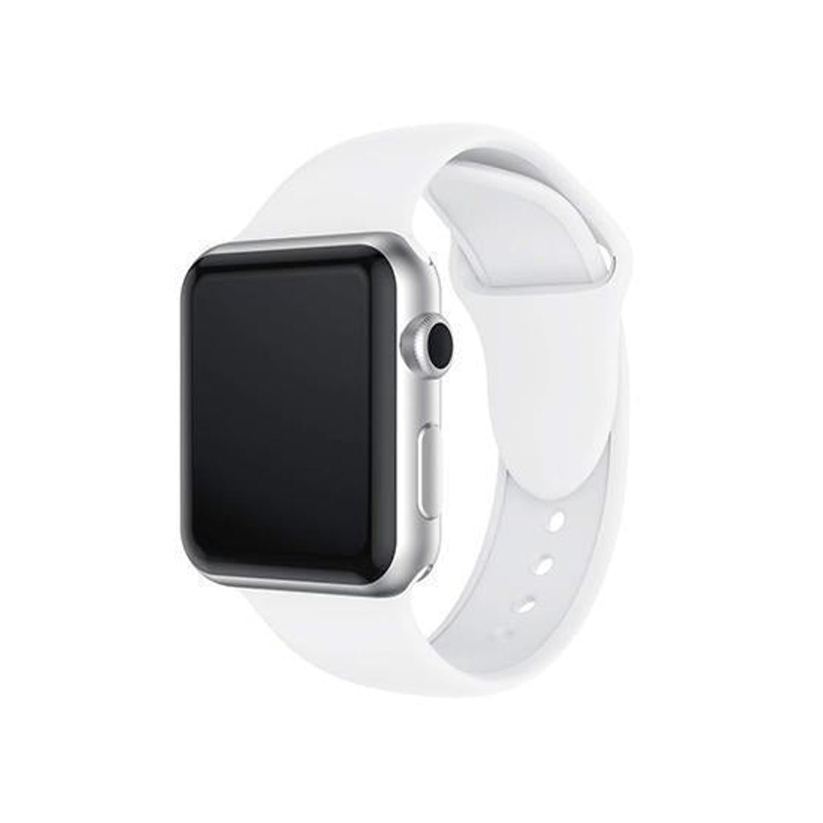 Apple Watch 42-44mm - PRO+ Silikone Sportsrem - Hvid