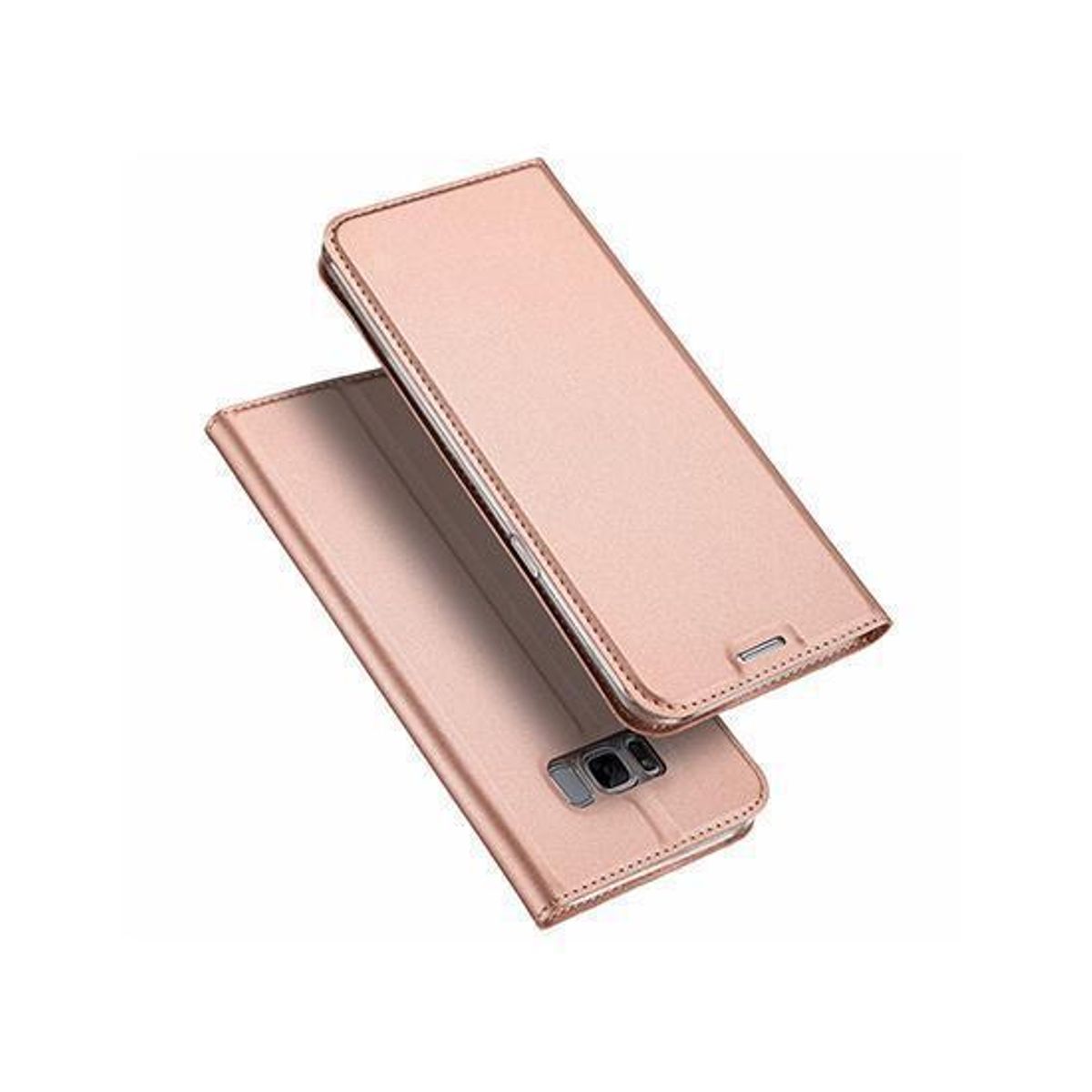 Samsung Galaxy S8+ (Plus) - Vanquish Pro Series Flipcover Etui - Rosa Gold