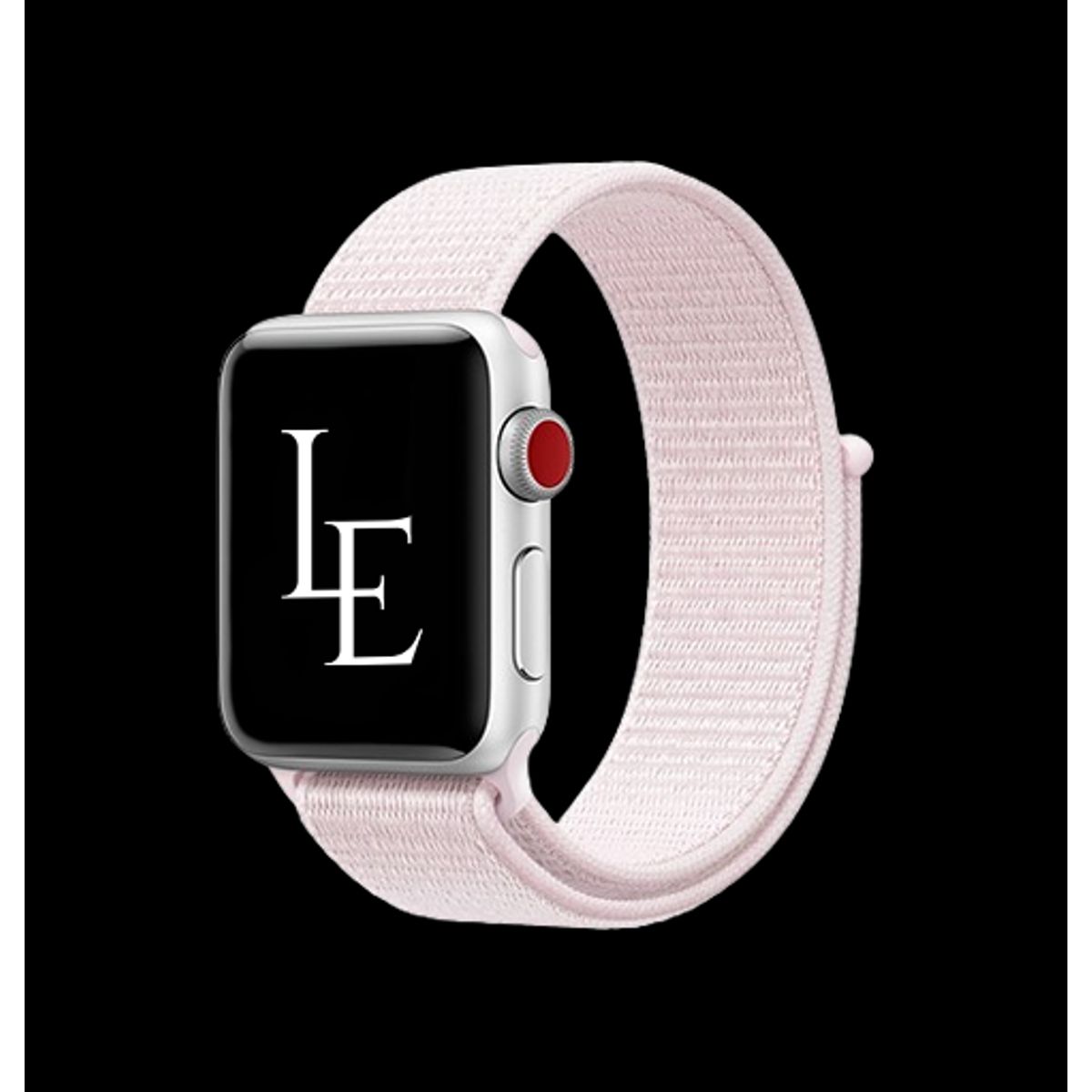 Apple Watch (42/44/SE/45/46/49mm) - L'Empiri&trade; Nylon Velcro Rem - Pink