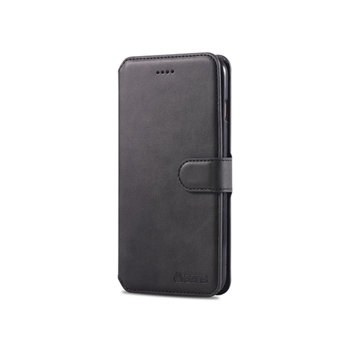 iPhone 6/6s - AZNS&trade; Diary Læder Etui / Taske M. Pung - Sort