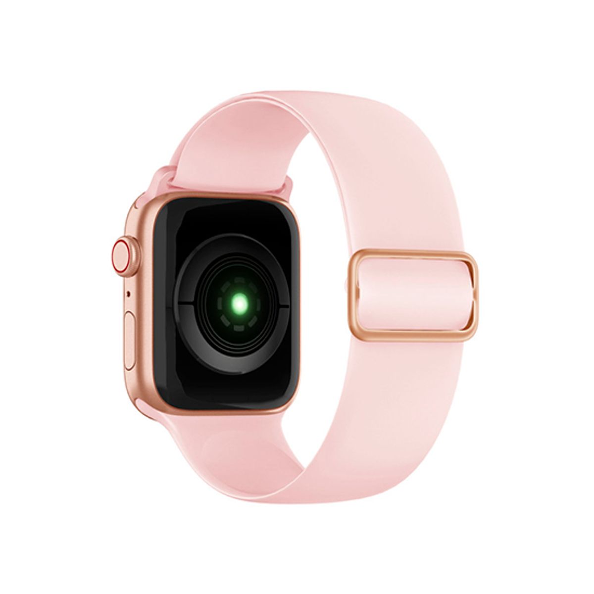 Apple Watch (42/44/SE/45/46/49mm) - ACTIVE&trade; Silikone Sportsrem - Lyserød/Rose