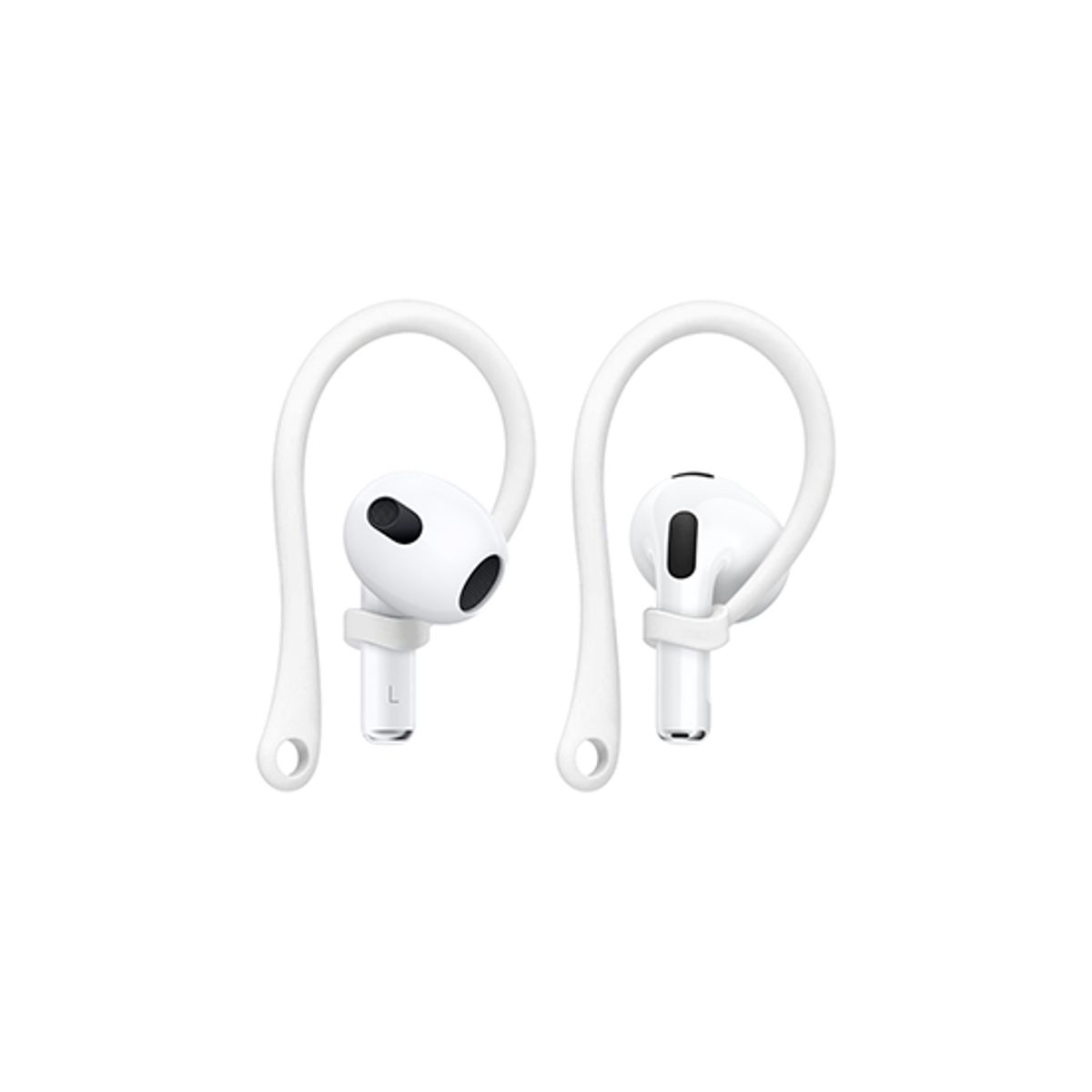 AirPods (1/2. Gen.) | Silikone Earhook - Hank til Ørene - Hvid