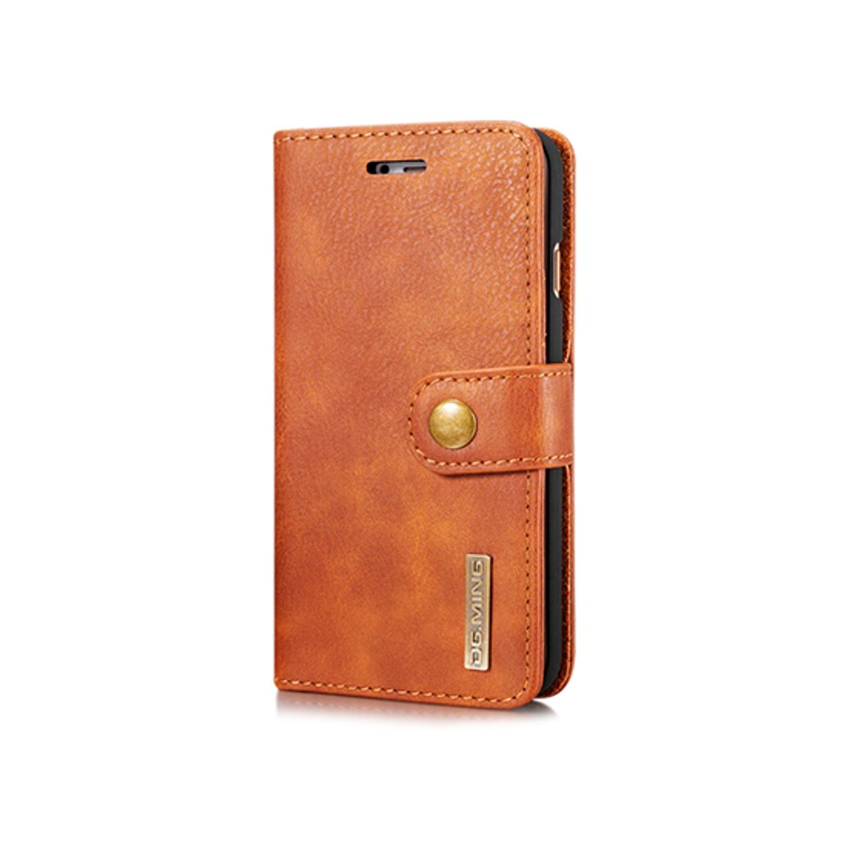 iPhone 6/6s - DG.MING&trade; Vintage 2-In-1 Læder Etui M. Cover - Brun