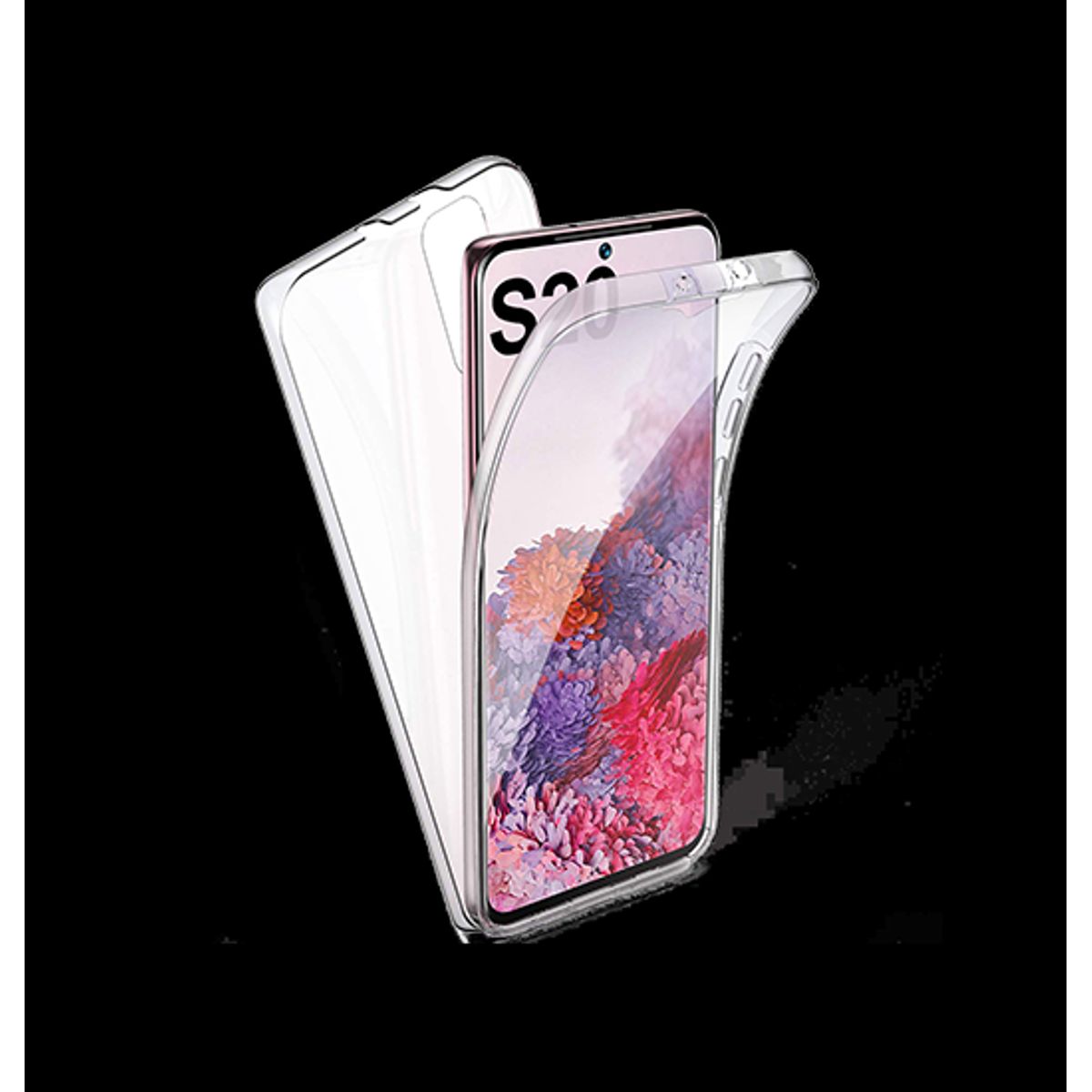 Samsung Galaxy S20 - Full Cover 360° Silikone Transparent