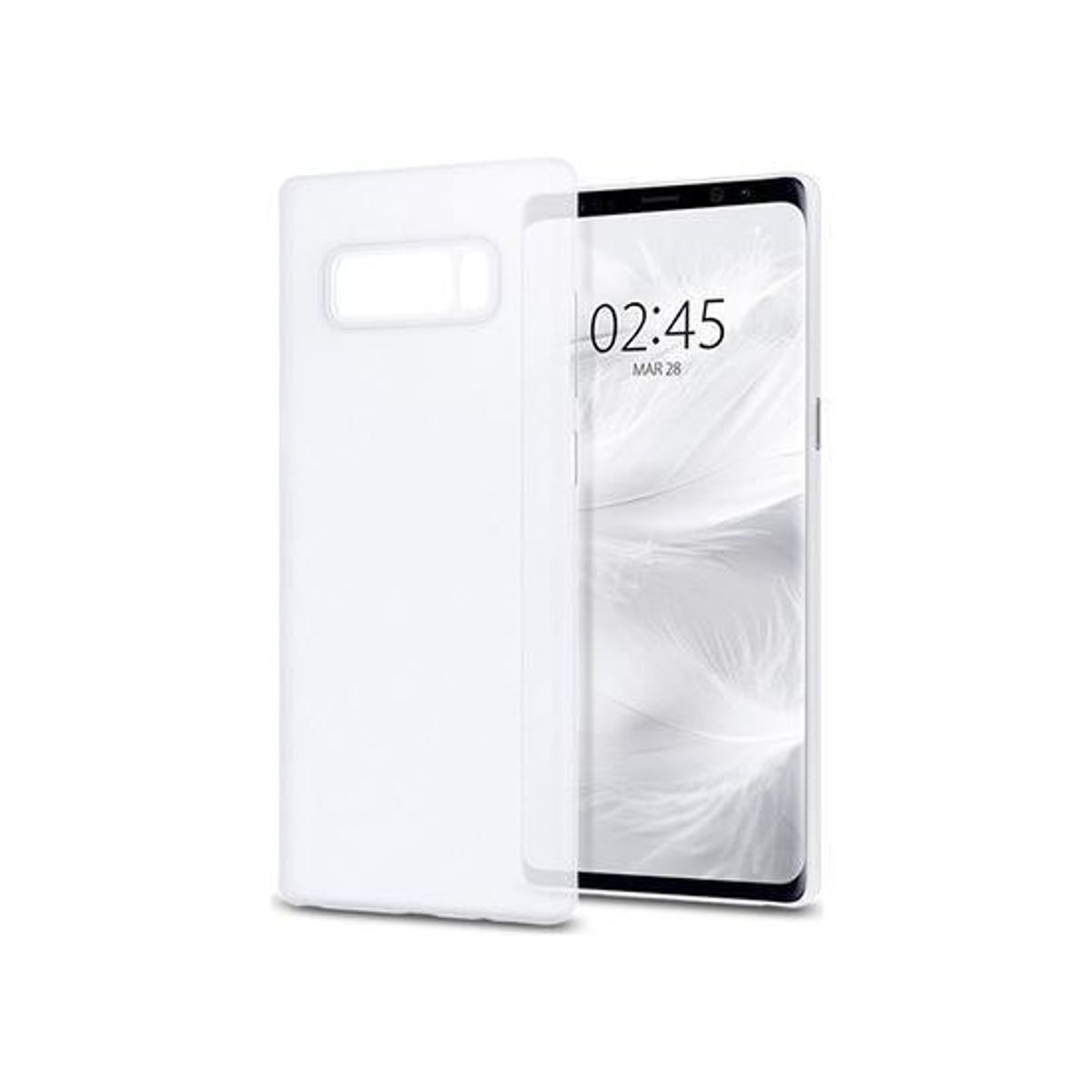 Samsung Galaxy Note 8 - Original Ultra Slim Plastik Cover - Hvid