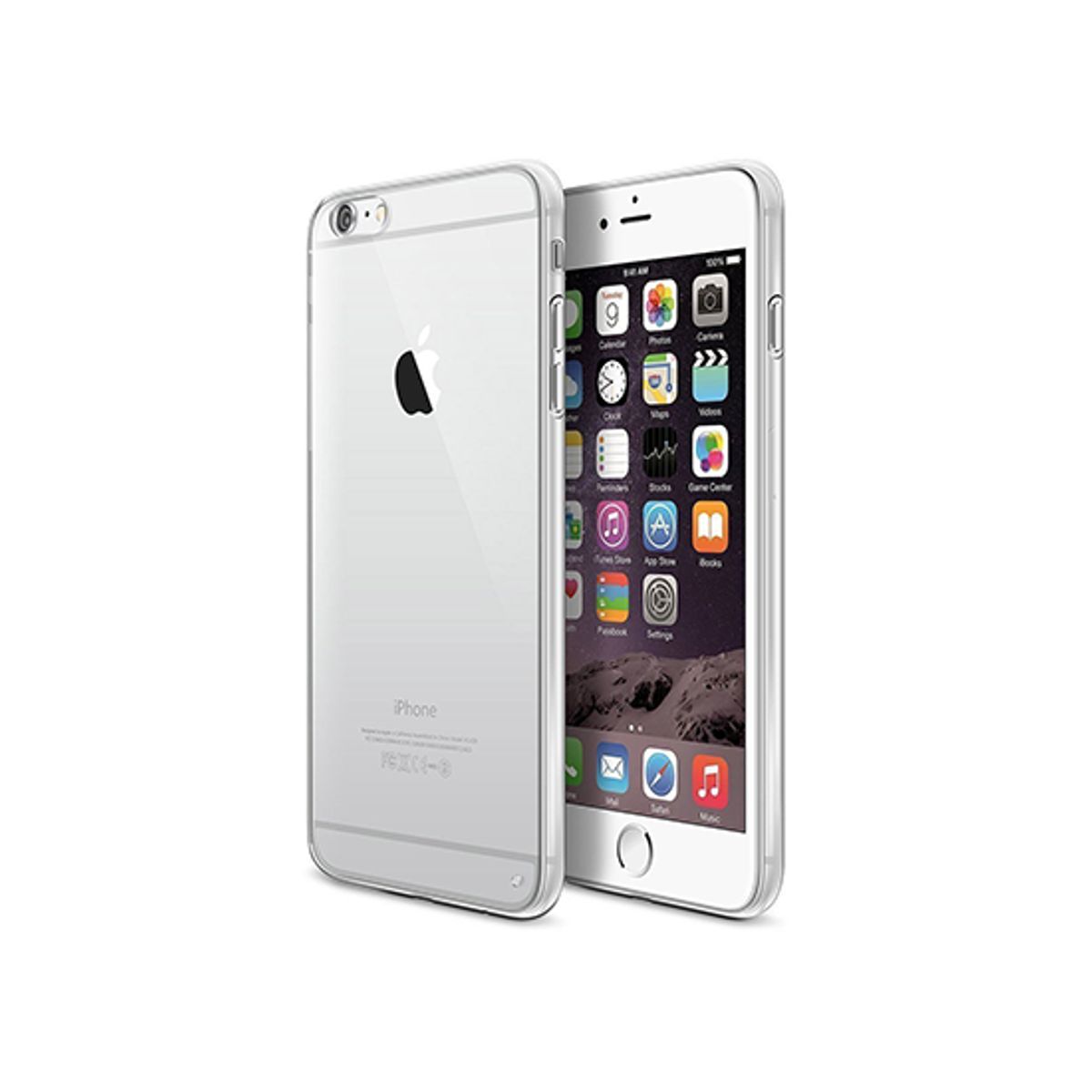 iPhone 6/6s Plus - DeLX&trade; Ultra Silikone Cover - Gennemsigtig