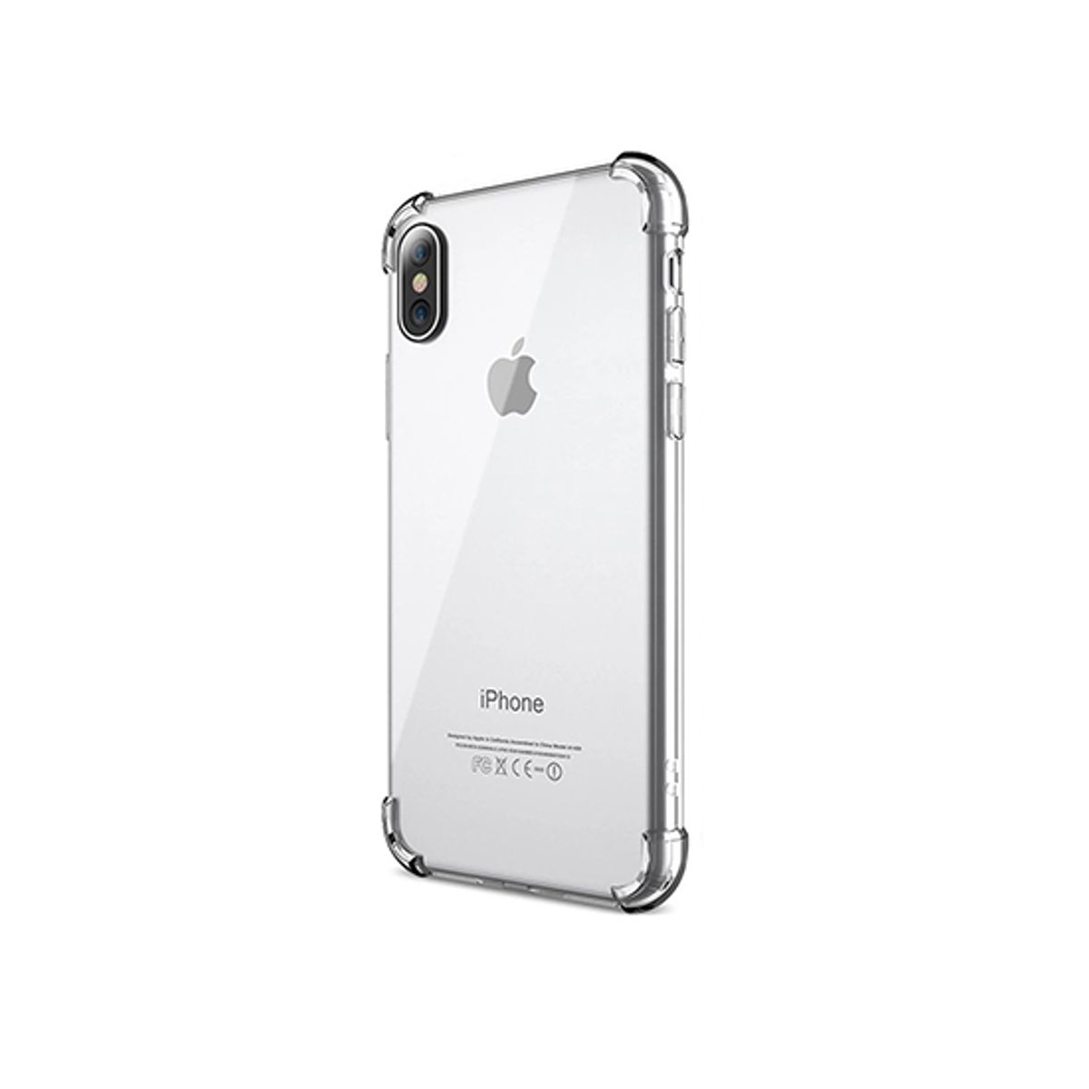 iPhone XS Max - Silent Silikone Cover - Gennemsigtig