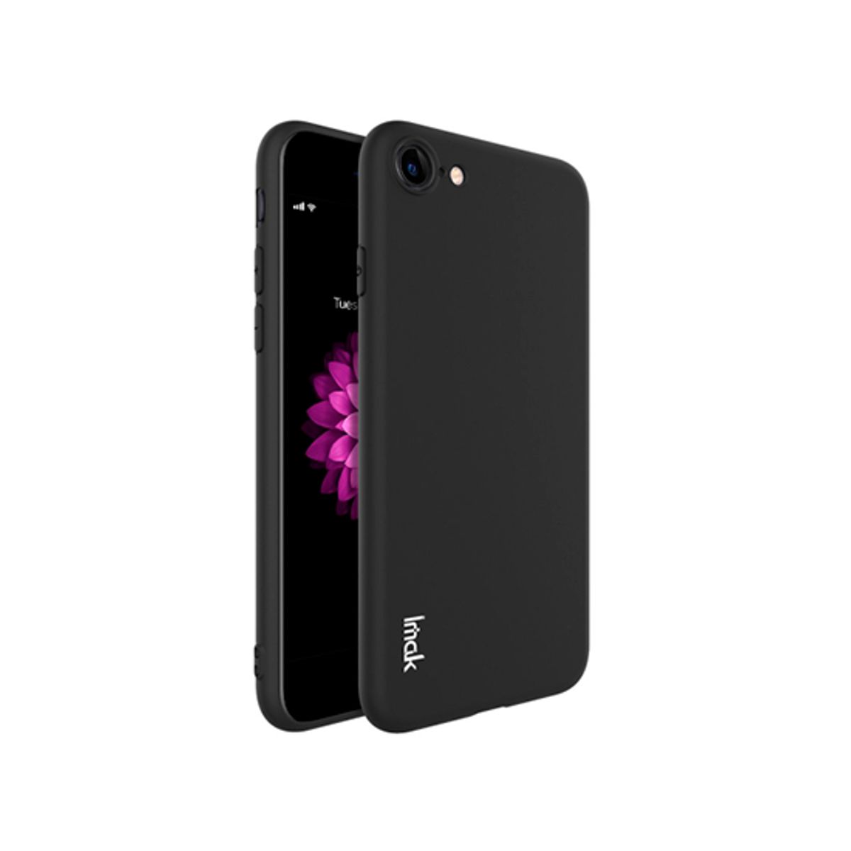 iPhone 7/8/SE(2020/2022) - IMAK&trade; F40 Silikone Cover - Sort