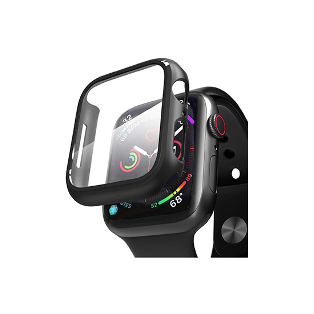 Apple Watch (45MM) - NX 360° Full Cover - Sort