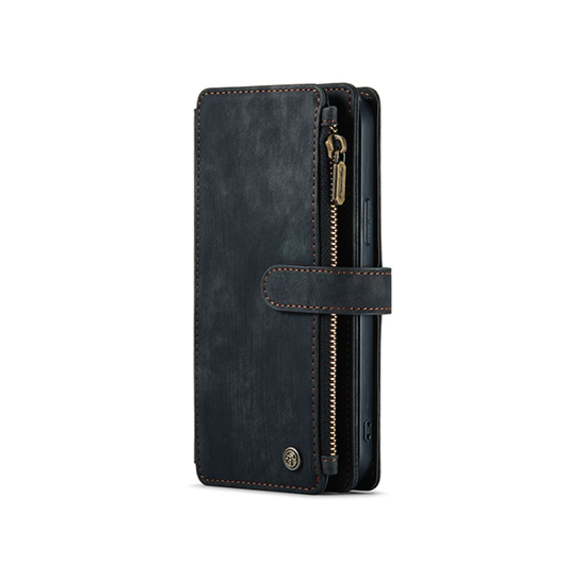 iPhone X/Xs - CaseMe&trade; Multifunktionel Læder Etui / Pung - Sort