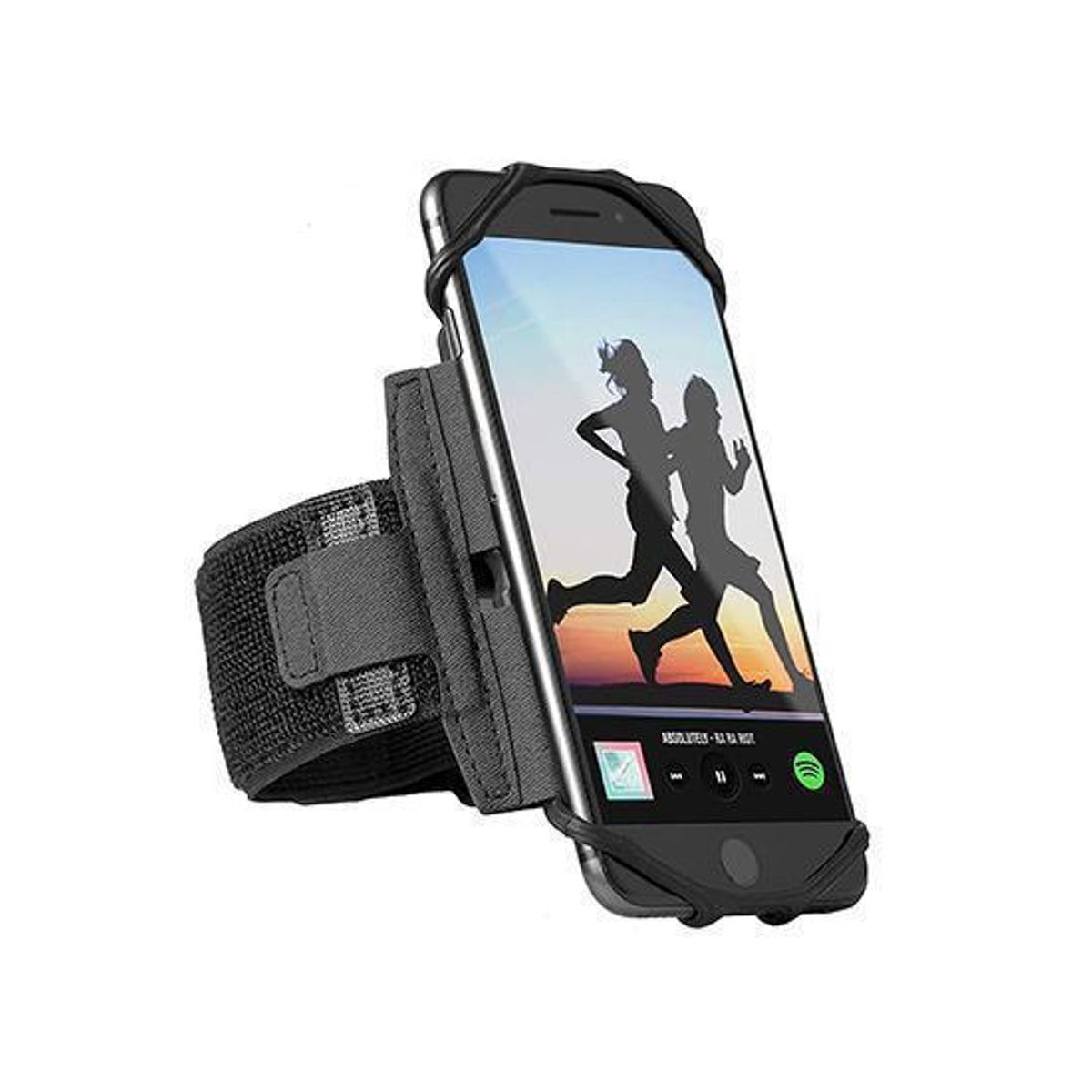 Samsung Galaxy S7 Edge - Fit4Run&trade; Sports / Løbearmbånd - Sort