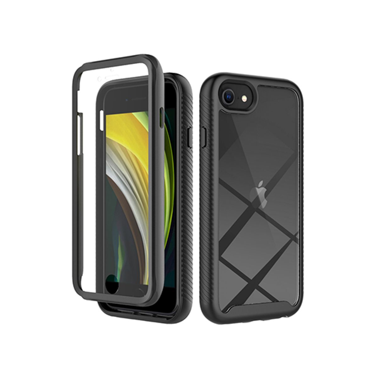 iPhone 7/8/SE(2020/2022) - DELUXE&trade; Armor Safe Grip FULL COVER - Sort