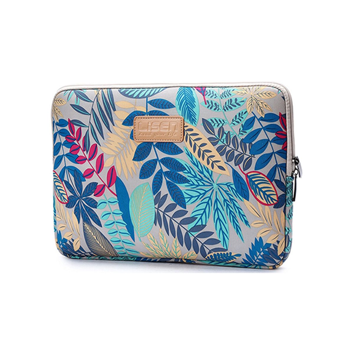 MacBook Pro/Air 15" - LISEN&trade; Neopren Floret Sleeve - Blå