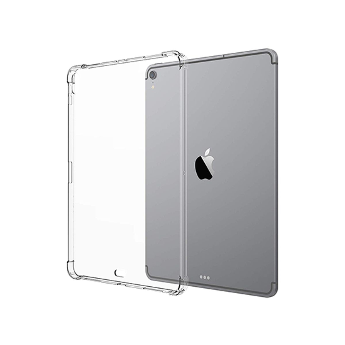 iPad Air 4/5 (2020/2022) - Silent Stødsikker Silikone Cover - Gennemsigtig