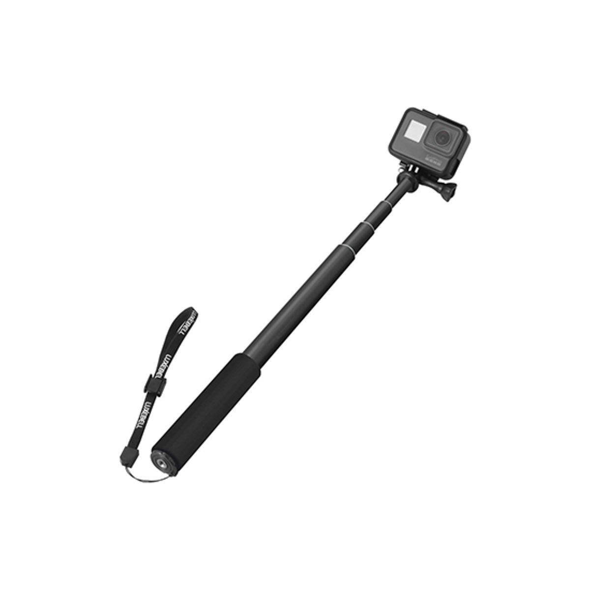 GoPro / Insta 360 Justerbar Selfiestang - 103cm - Sort