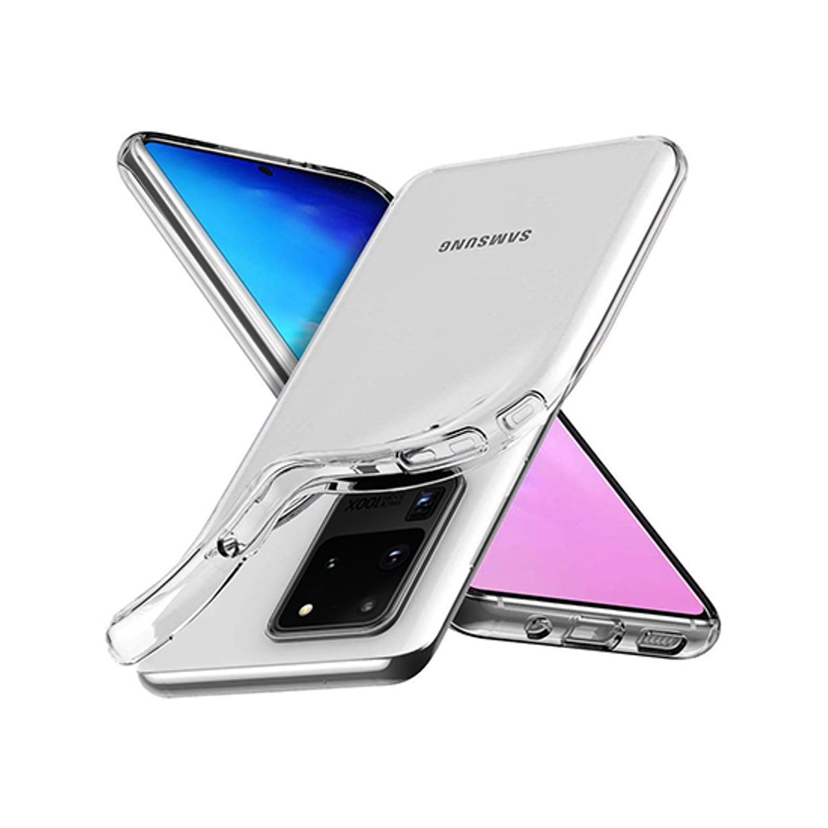 Samsung Galaxy S20 Ultra Silikone Cover - Gennemsigtig