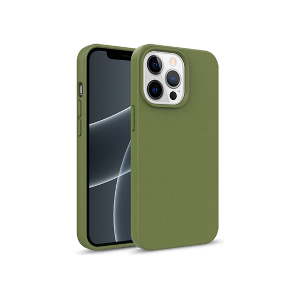 iPhone 13 Pro Max - EcoCase&trade; 100% Plantebaseret Cover - Mørkegrøn