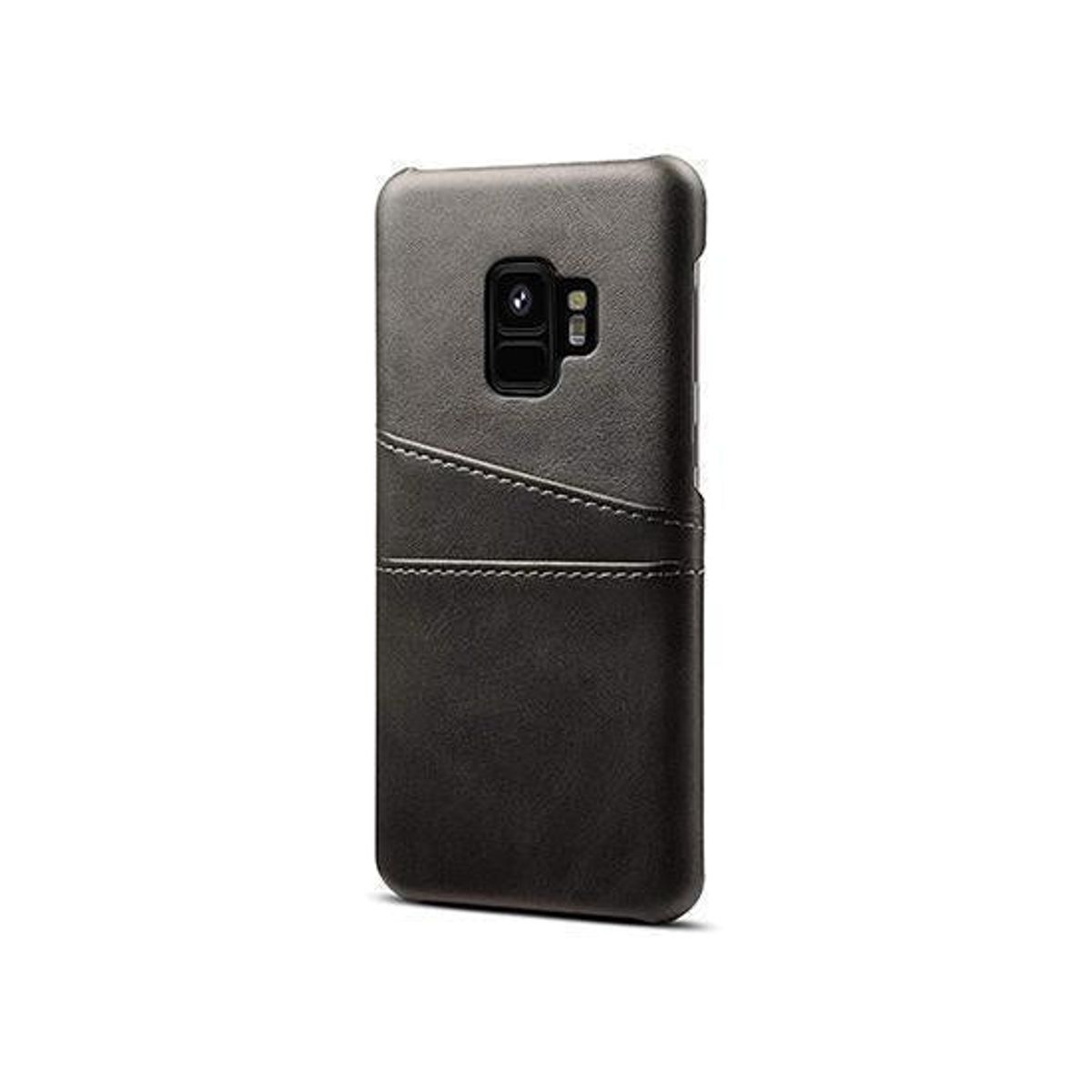 Samsung Galaxy S9 - NX Design Læder Bagcover - Sort