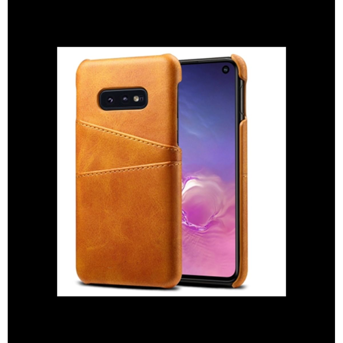 Samsung Galaxy S10e - NX Design Læder Bagcover - Lysebrun