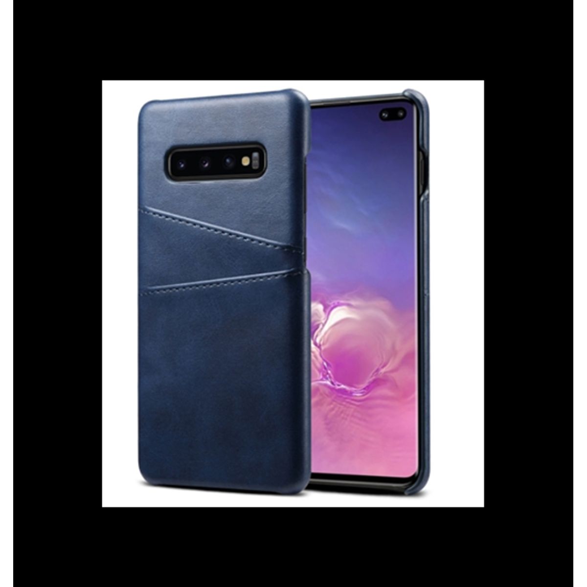 Samsung Galaxy S10 - NX Design Læder Bagcover - Blå