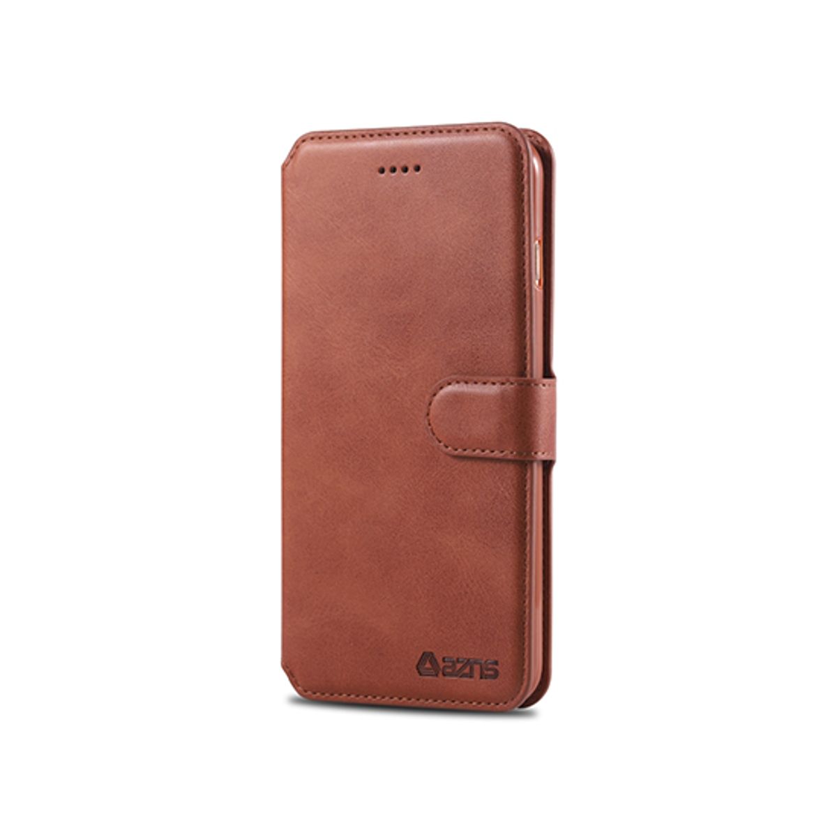 iPhone 7/8 Plus - AZNS&trade; Diary Læder Etui / Taske M. Pung - Brun