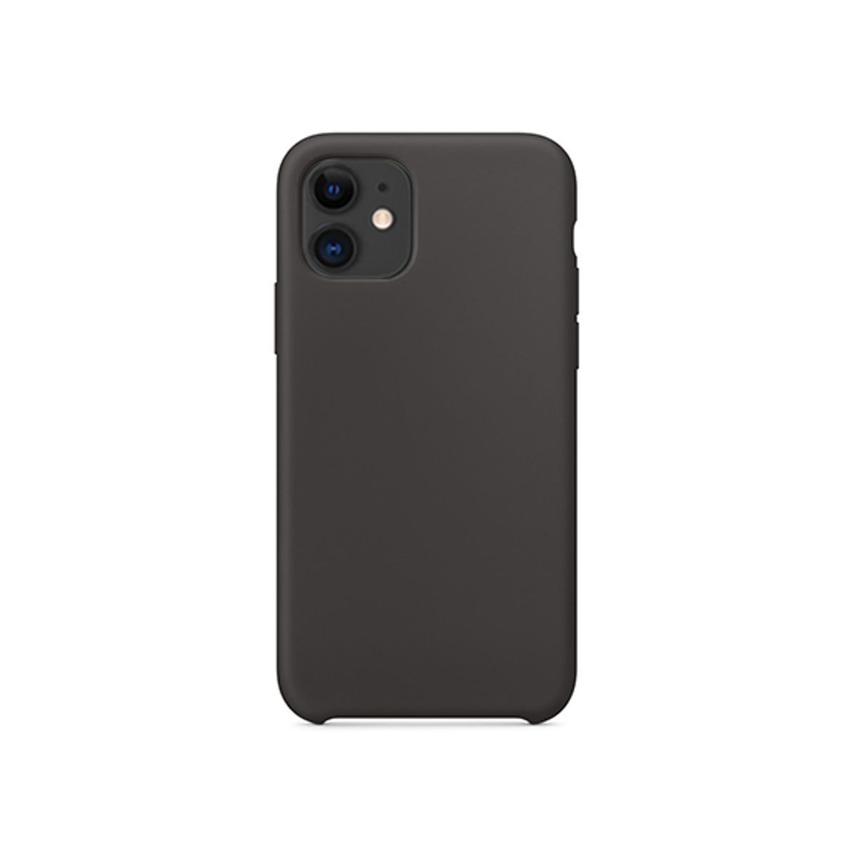 iPhone 11 - Deluxe&trade; Soft Touch Silikone Cover - Sort