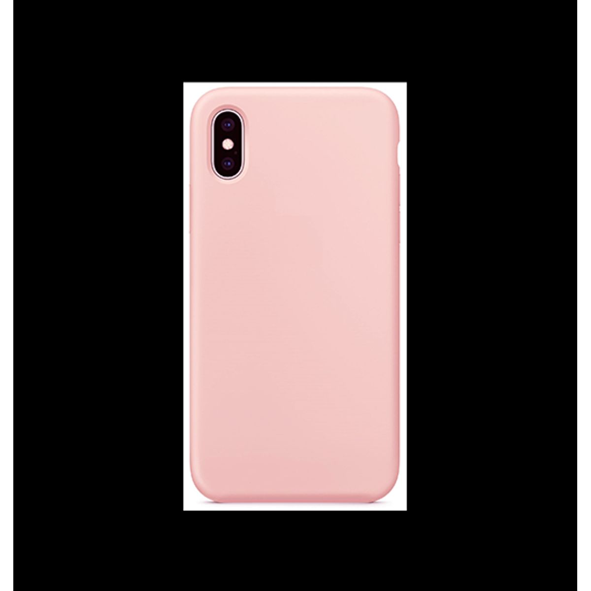 iPhone X/Xs - Deluxe&trade; Soft Touch Silikone Cover - Lyserød