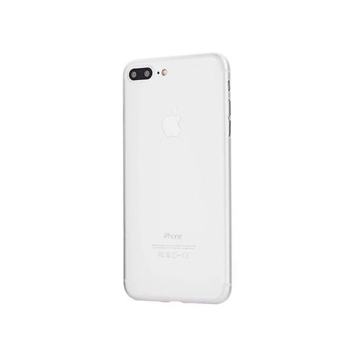 iPhone 7/8 Plus - Ultratynd Matte Series Cover V.2.0 - Hvid/Klar