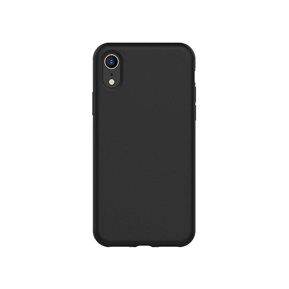 iPhone XR - Novo Frosted Matte Slim Silikone Cover - Sort