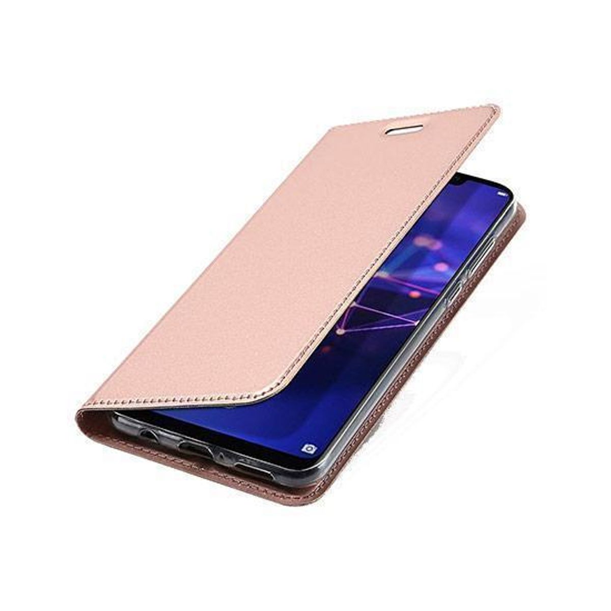 Huawei P20 Pro - Vanquish Pro Series Flipcover Etui - RoseGuld