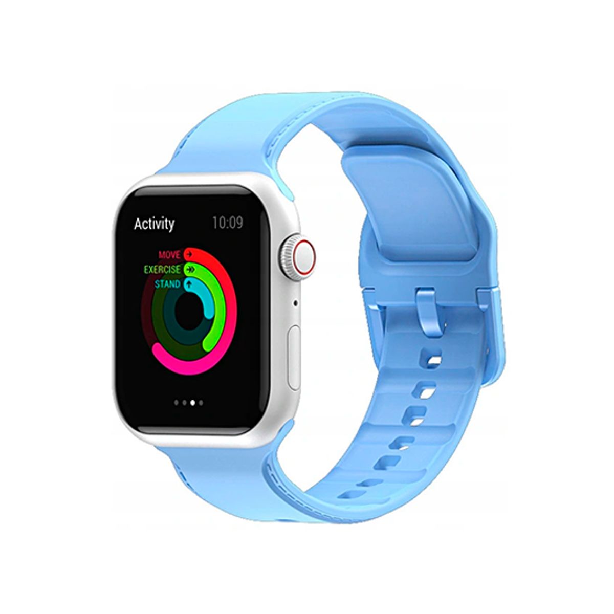 Apple Watch (38/40/SE/41/42mm) - CANDY&trade; Silikone Sportsrem - Blå