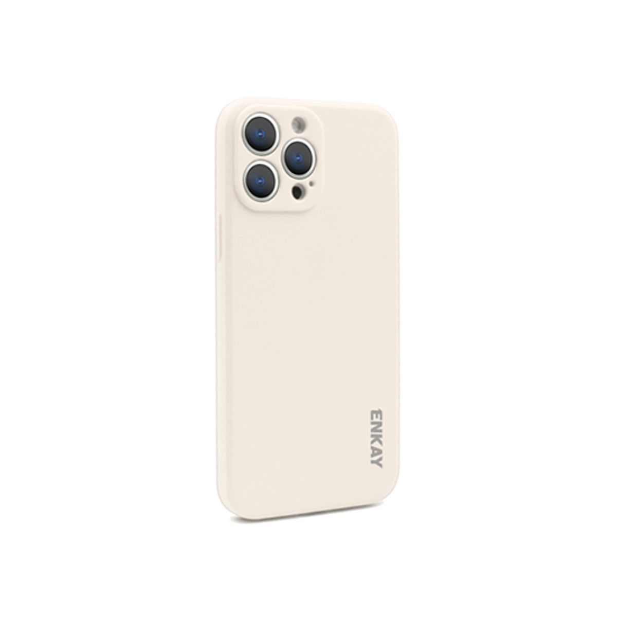 iPhone 13 Pro Max - ENKAY&trade; Smooth Silikone Cover - Beige