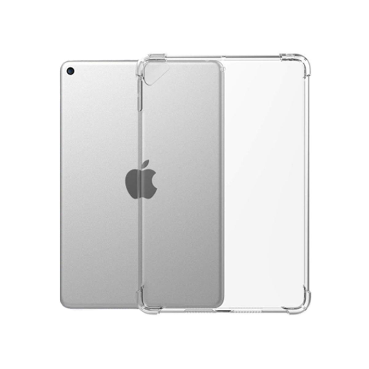 iPad 5 - 9.7" - Silent Stødsikker Silikone Cover - Gennemsigtig