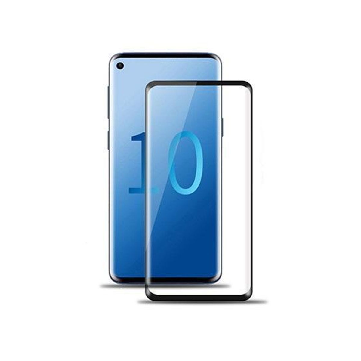 Samsung Galaxy S10 - ENKAY&trade; 3D Curved Hærdet Beskyttelsesglas