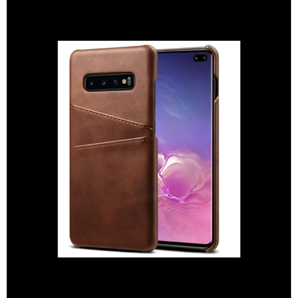 Samsung Galaxy S10 - NX Design Læder Bagcover - Brun