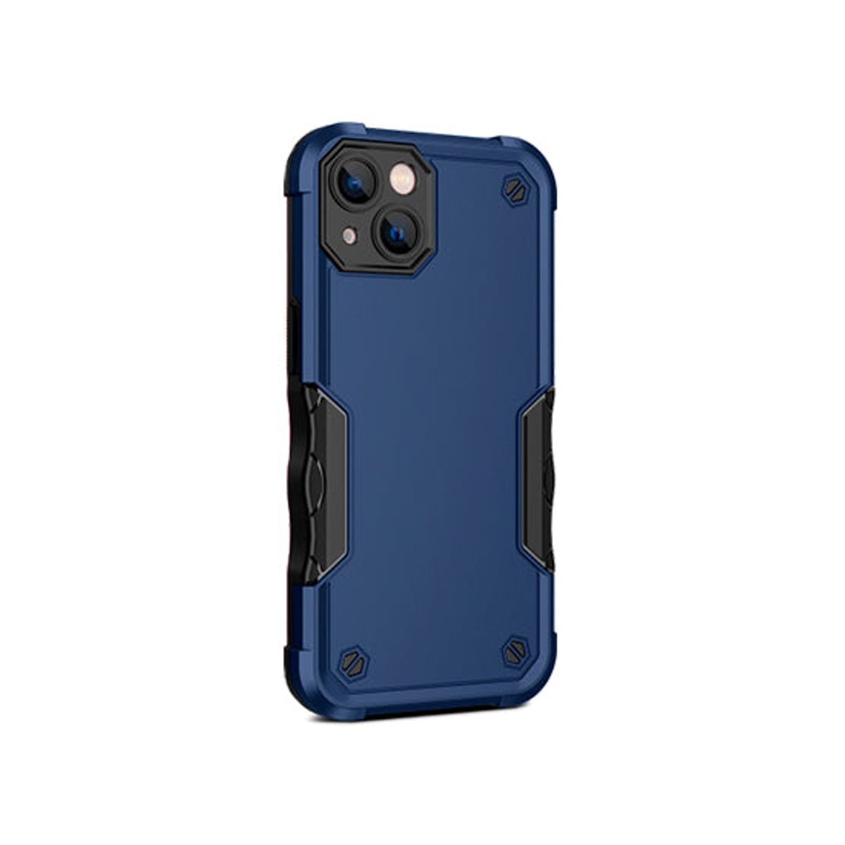 iPhone 13 Mini - REALIKE&trade; Pro Stødsikkert Håndværker Cover - Navy/Blå