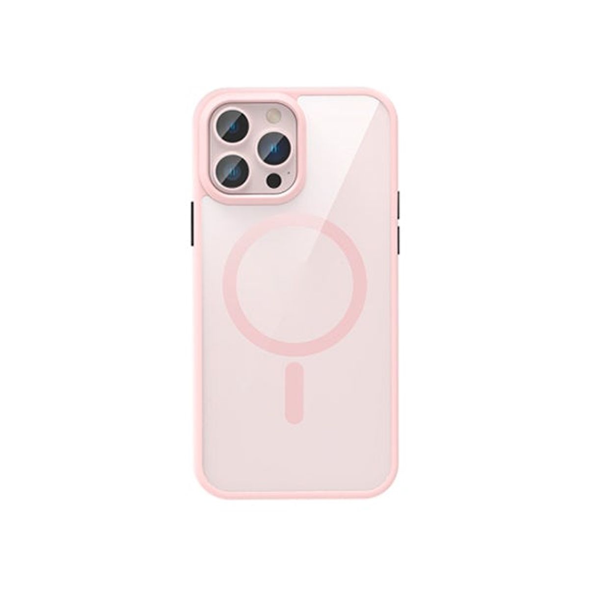 iPhone 13 Pro Max - NX&trade; Magnetisk Silikone Cover M. MagSafe - Rosegold/Pink