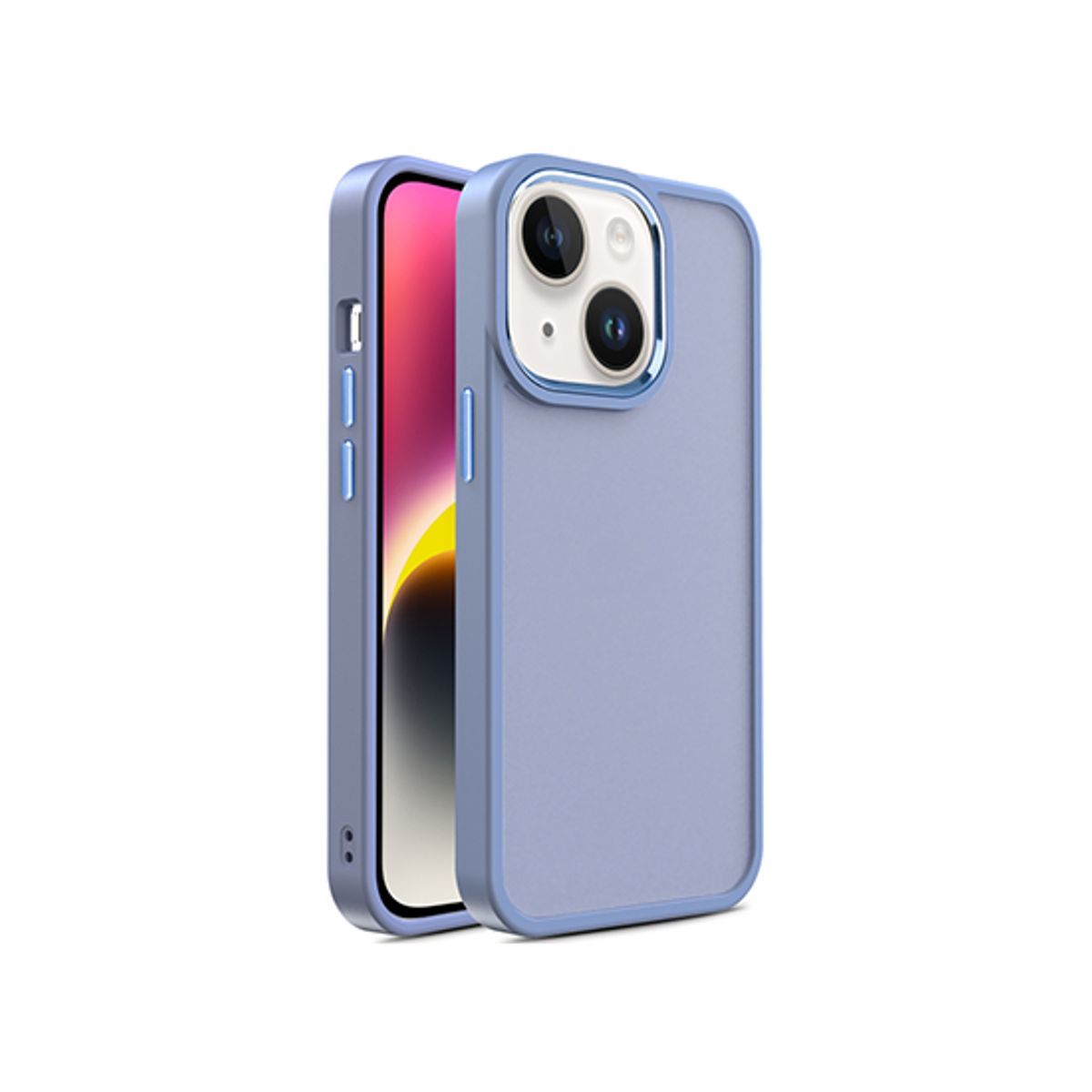 iPhone 14 Plus - Viridian&trade; Pastel Silikone Cover - Blå