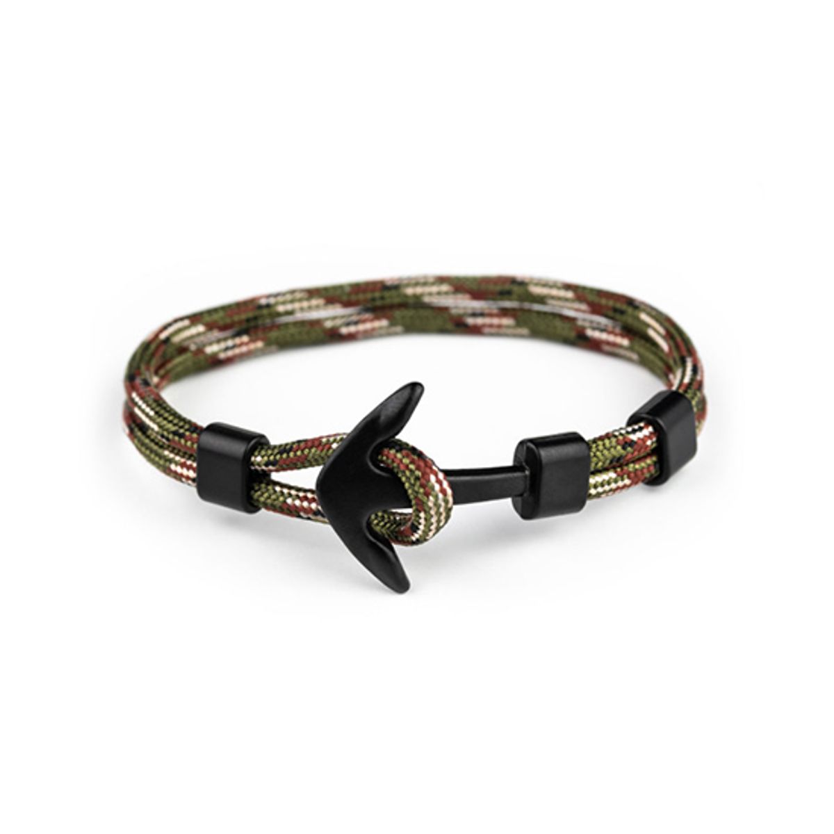 Deluxe&trade; - Nylon Anker Armbånd - Onesize - Camo