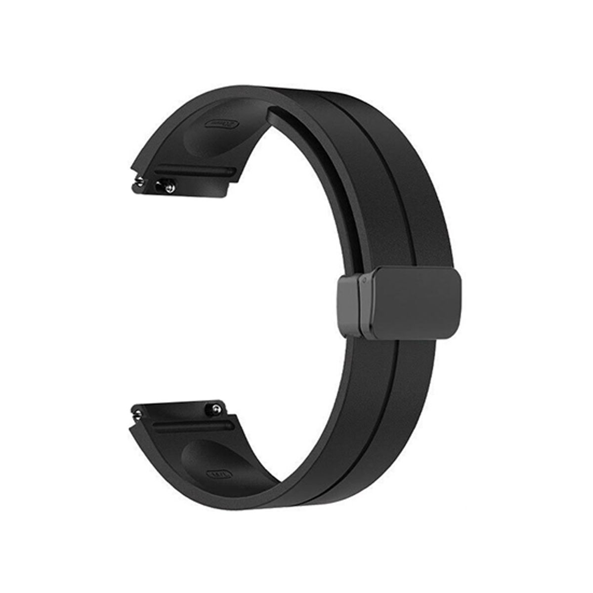 Garmin Vivoactive 3 / 3 Music - DeLX Straight-Line Silikone Rem - Sort