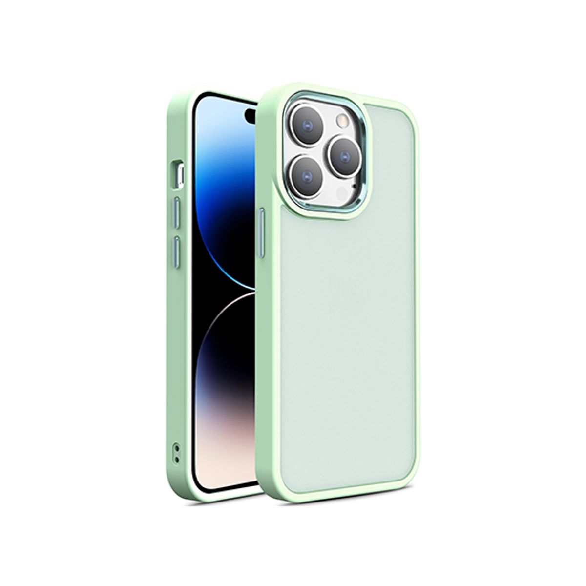 iPhone 14 Pro Max - Viridian&trade; Pastel Silikone Cover - Grøn