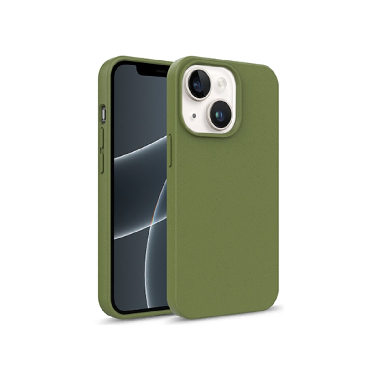 iPhone 13 Mini - EcoCase&trade; 100% Plantebaseret Cover - Mørkegrøn