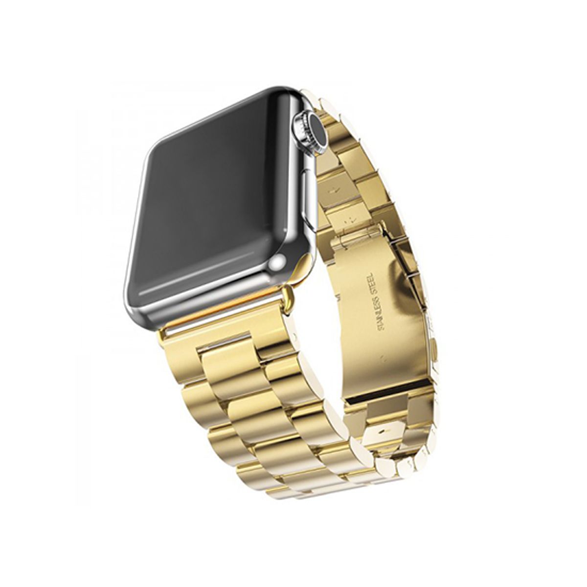 Apple Watch (38/40/SE/41/42mm) - CNC Pro Rustfrit Stål Rem - Guld